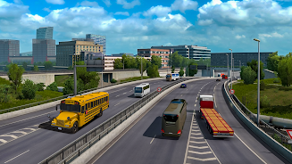 School Bus Transport Simulator captura de pantalla 