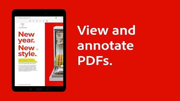 Adobe Acrobat Reader für PDF captura de pantalla 