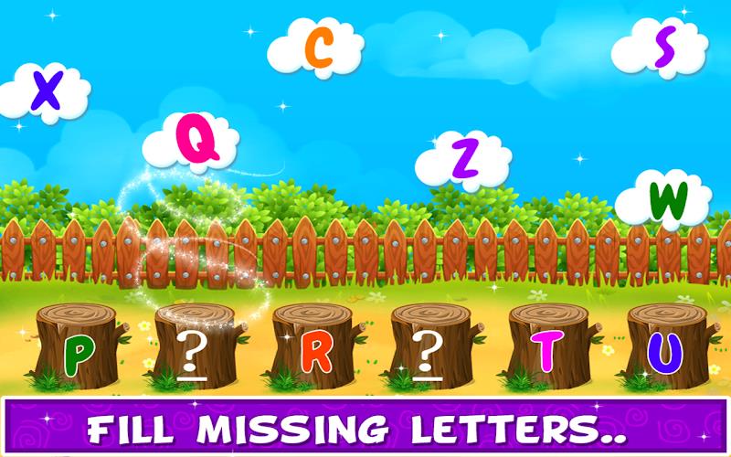 Kids Letters Learning Game ảnh chụp màn hình 3