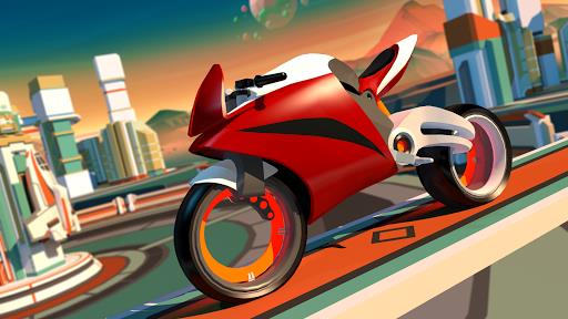 Gravity Rider: Space Bike Race captura de pantalla 