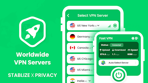 Fast VPN - Fast & Secure экрана 1