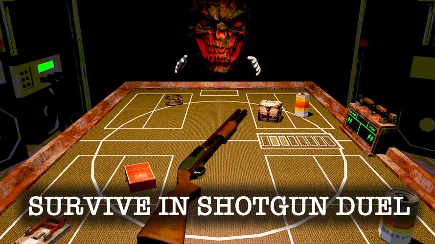 Roulette Horror: Shotgun Duel экрана 1