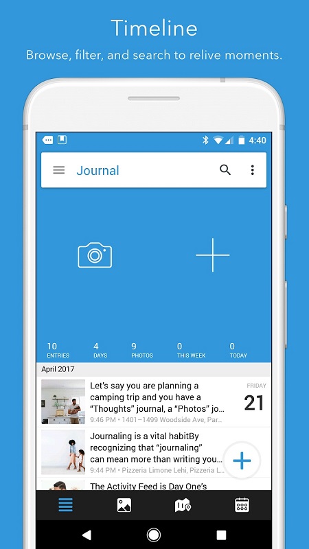 Day One Journal: Private Diary captura de pantalla 