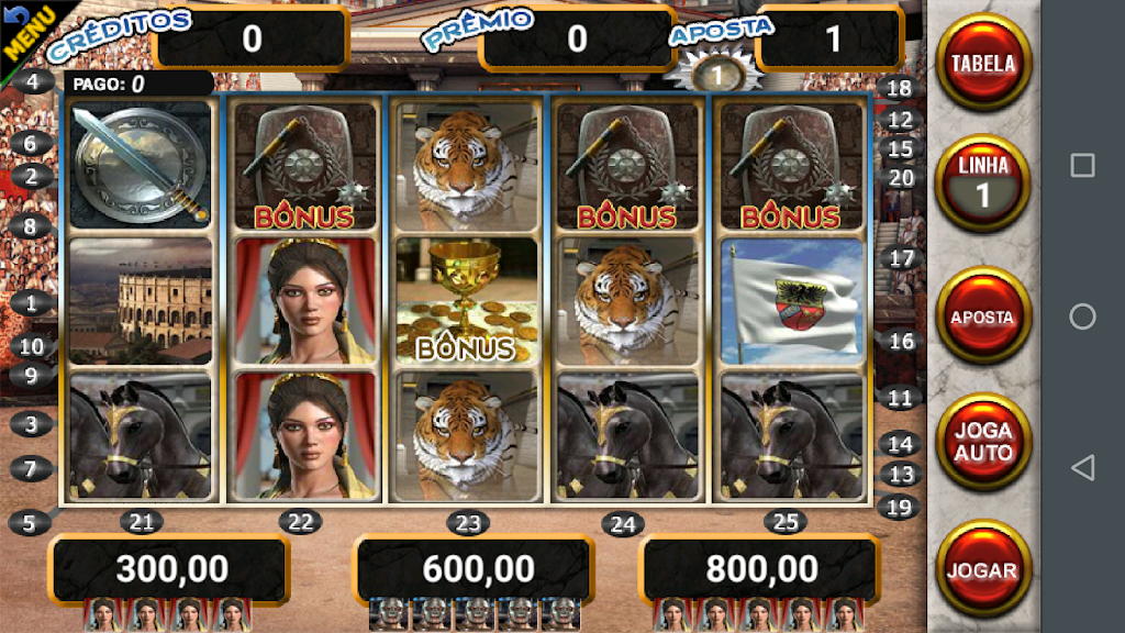 Gladiador Slot Caça Níquel экрана 1