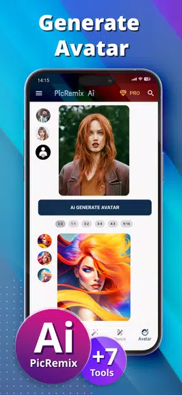 PicRemix AI Art & Avatars zrzut ekranu 1