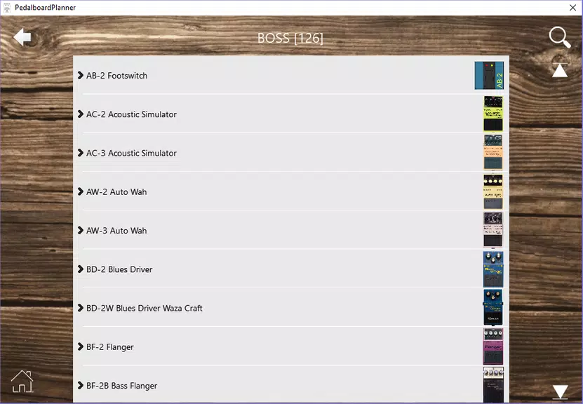 PedalboardPlanner zrzut ekranu 4