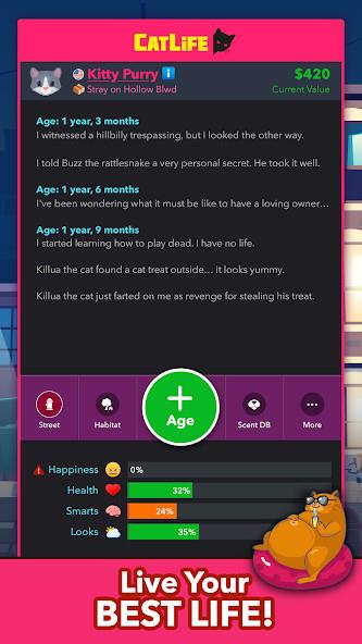 BitLife Cats - CatLife captura de pantalla 