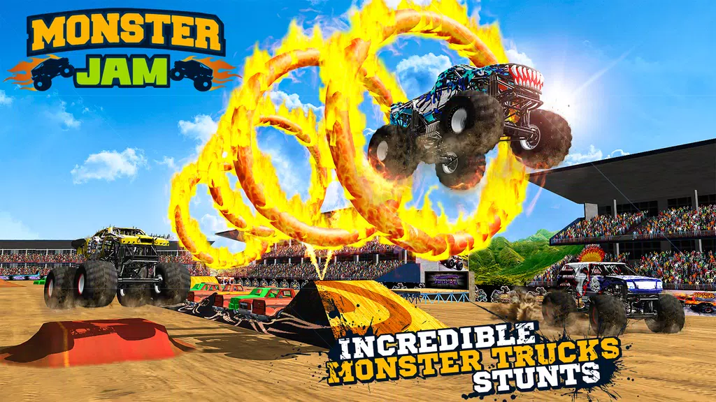 Monster Truck Jam: Truck Games স্ক্রিনশট 1