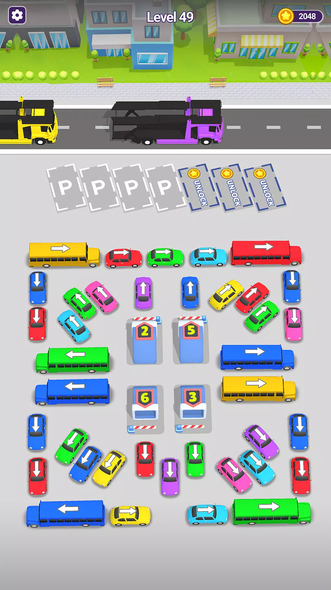 Mini Car Jam: Parking Puzzle screenshot 1