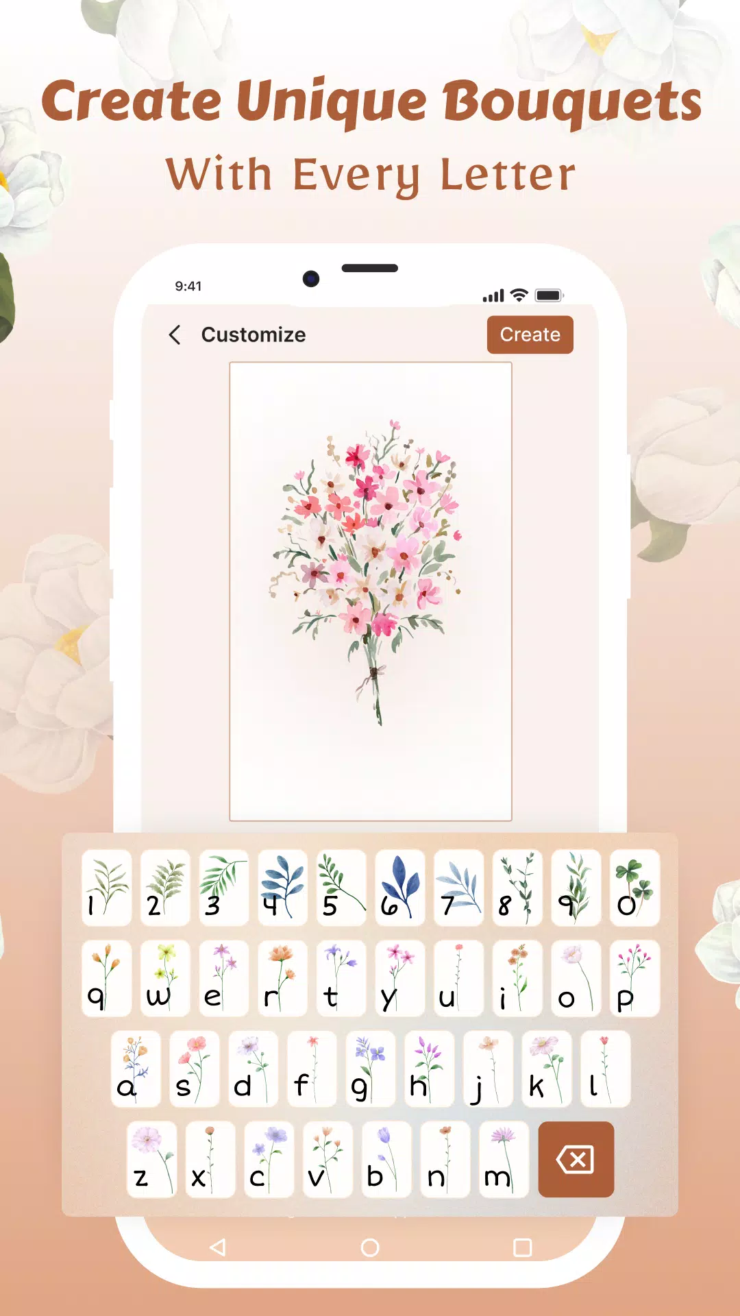 Flower Language Wallpaper DIY screenshot 1