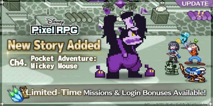 Disney Pixel RPG cofa się w czasie dzięki nowej aktualizacji Pocket Adventure: Mickey Mouse