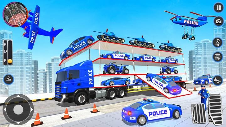 US Police Car Transport Career ekran görüntüsü 3