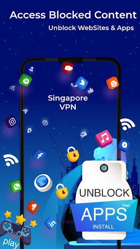 Singapore VPN - Free, Fast & Secure Captura de tela 4