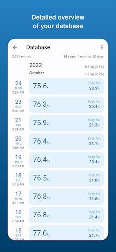 Screenshot Libra Weight Manager 3