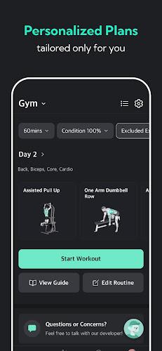 Planfit AI Gym Workout Plans ekran görüntüsü 4