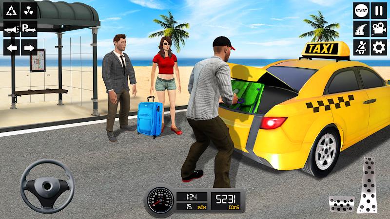 Taxi Simulator 3d Taxi Sim screenshot 1