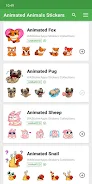 Animals Stickers WAStickerApps экрана 3