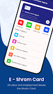 Shram Card Yojana Status Check Screenshot 1