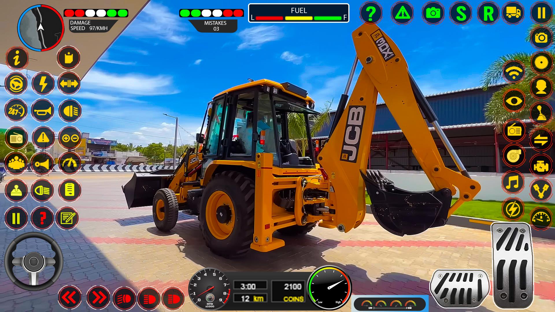 JCB Construction Excavator Sim captura de pantalla 