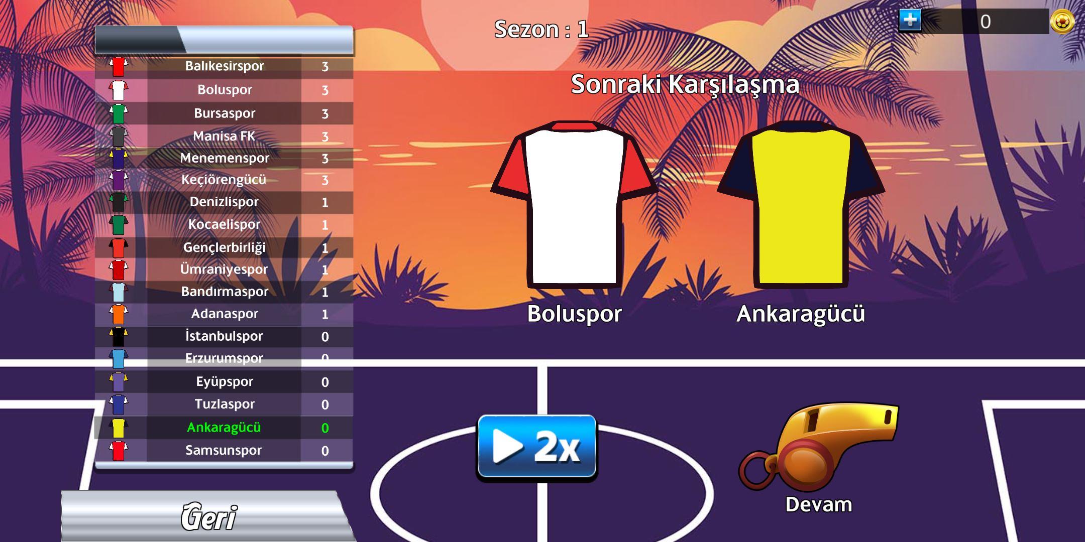 Screenshot Head Football - Turkey League 3