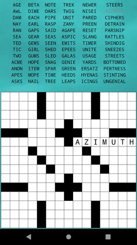 Drag-n-Drop Crossword Fill-Ins Screenshot 3