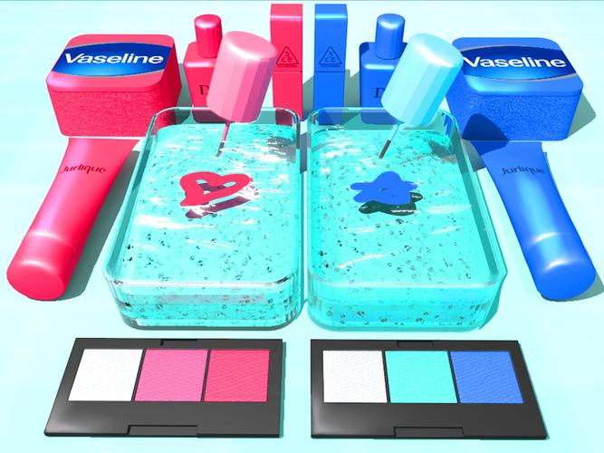 Makeup Slime Fidget Toys Games captura de pantalla 