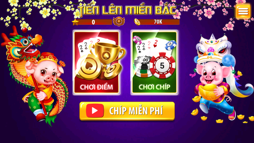 Tien Len Mien Bac - Tien Len Dong Chat Dong Mau Screenshot 1