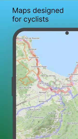 World Bike Map: GPS Navigation Screenshot 2