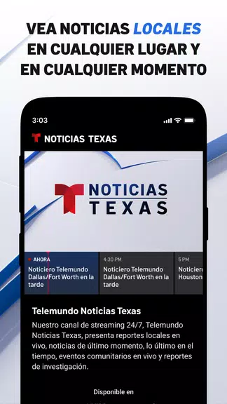 Telemundo 48 El Paso: Noticias ဖန်သားပြင်ဓာတ်ပုံ 3