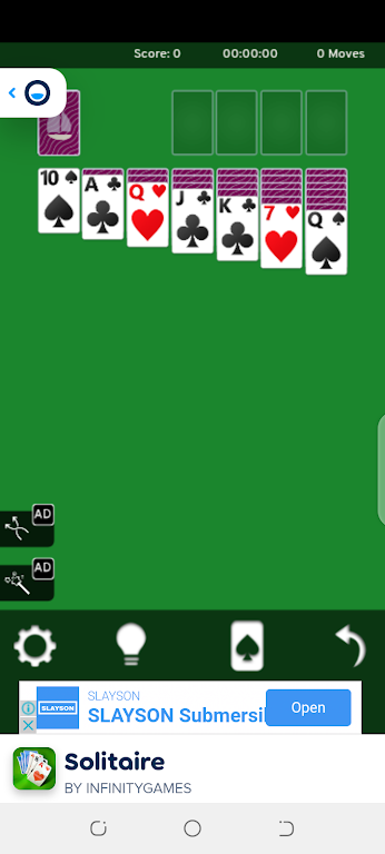 Solitaire Html5 captura de pantalla 