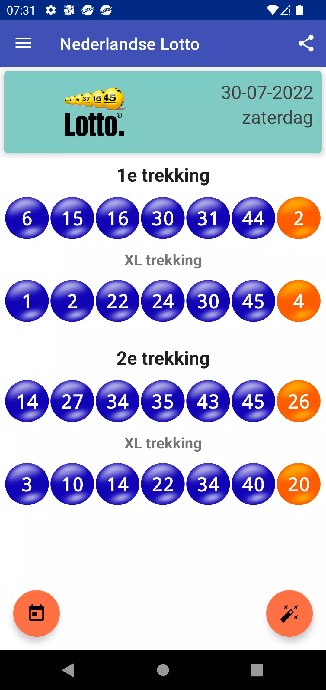 Nederlandse Lotto Voorspelling Screenshot 1