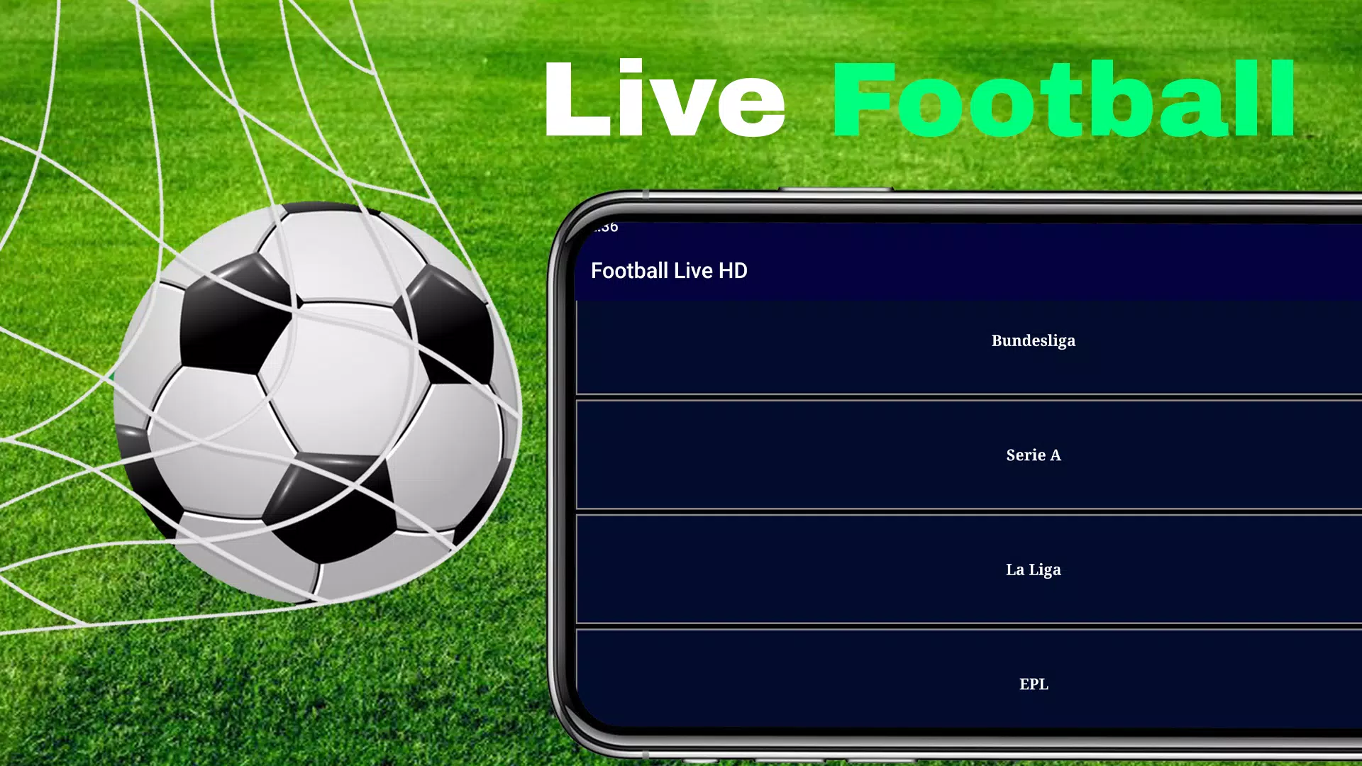 Football Live TV HD zrzut ekranu 1