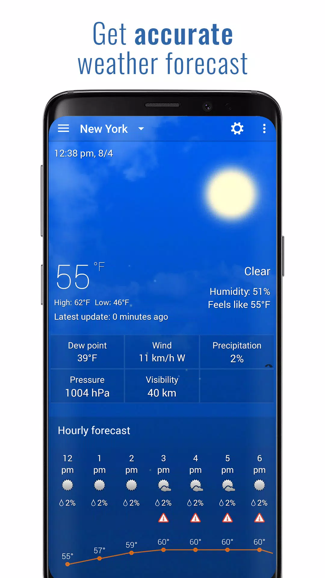 Screenshot 3D Sense Clock & Weather 3