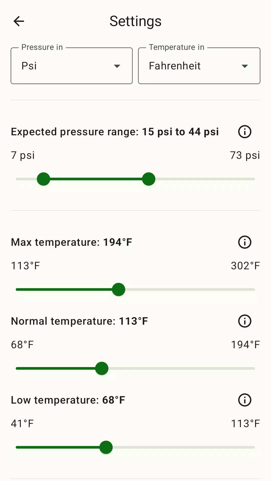 TPMS Advanced captura de pantalla 