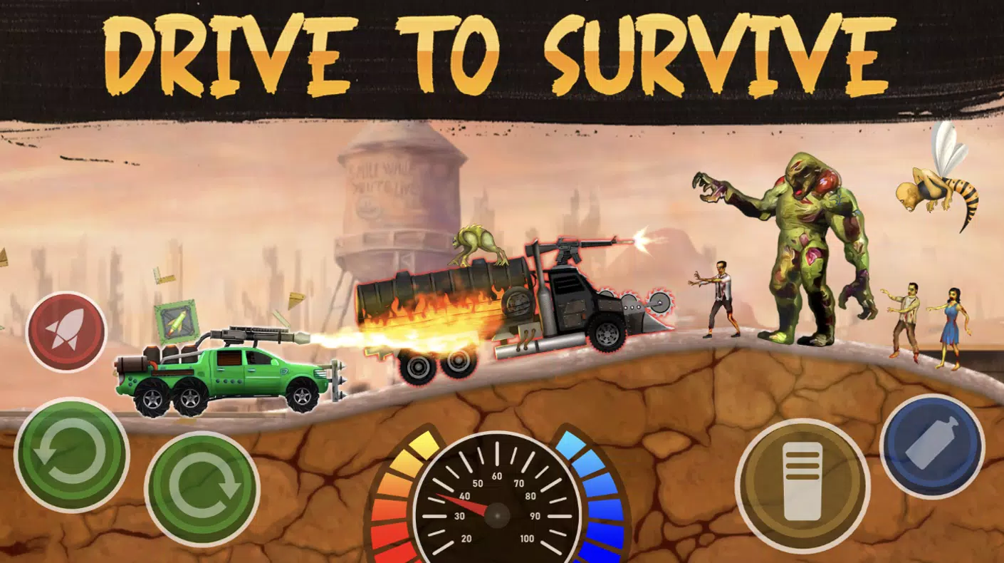 Zombie Crash Racing screenshot 1