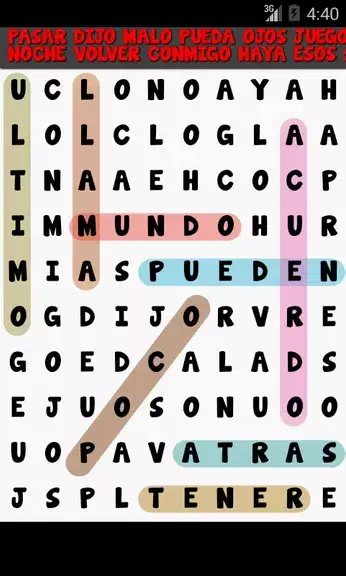 Word Search multilingual Screenshot 4