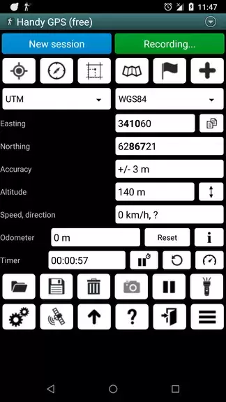 Handy GPS lite স্ক্রিনশট 1