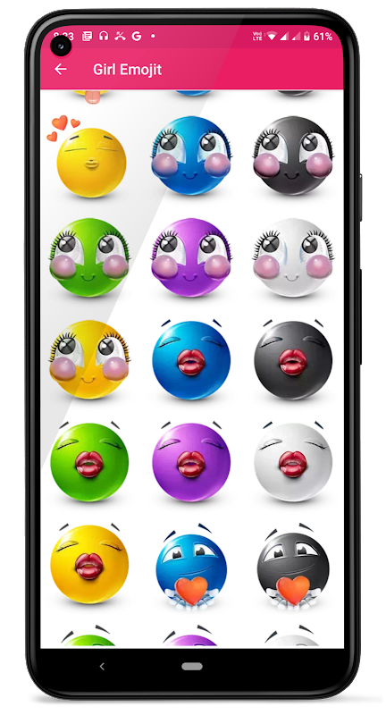 Kiss Me Love Stickers: Kiss Me Wallpaper экрана 2