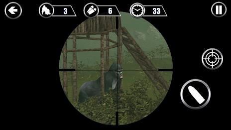 Gorilla Hunter: Hunting games Capture d'écran 1