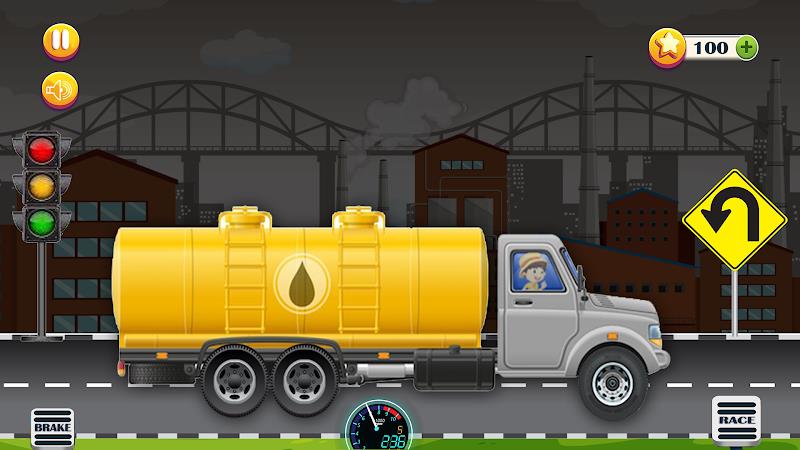 Cargo Truck Driving-Truck Game captura de pantalla 