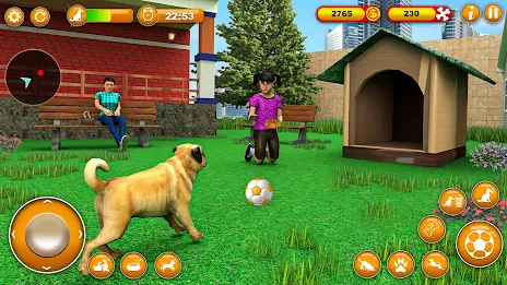 Pet Dog Family Adventure Games 스크린샷 1