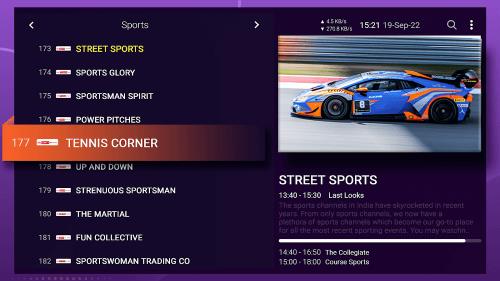 Purple IPTV screenshot 2