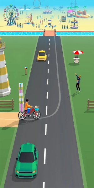 Paperboy Ticket Delivery Game zrzut ekranu 1