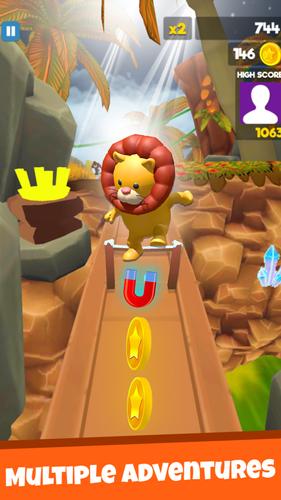 Jungle Run Animal Running Game экрана 3