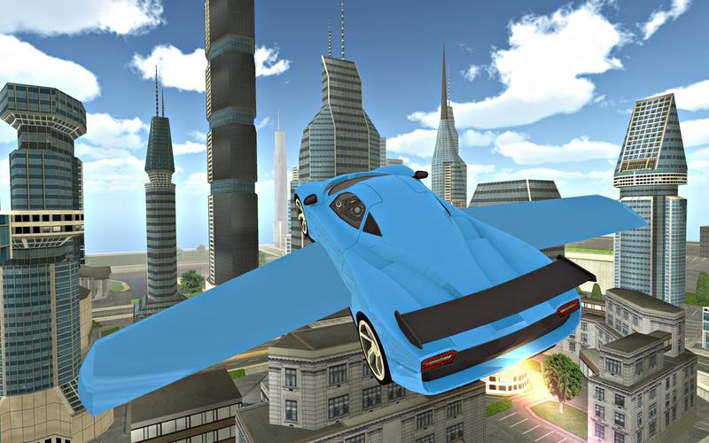 Flying Car Simulator Xtreme 3D ekran görüntüsü 3