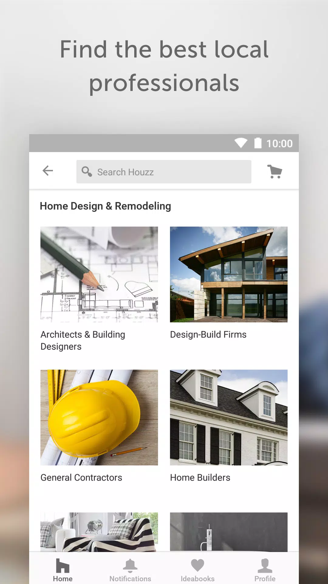 Houzz captura de pantalla 