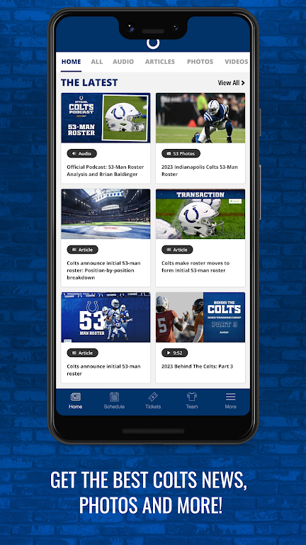 Indianapolis Colts Mobile captura de pantalla 