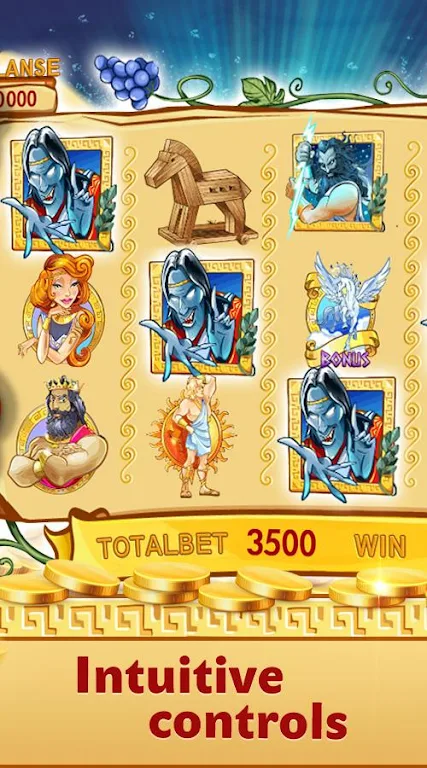 Greek Legends Slots captura de pantalla 