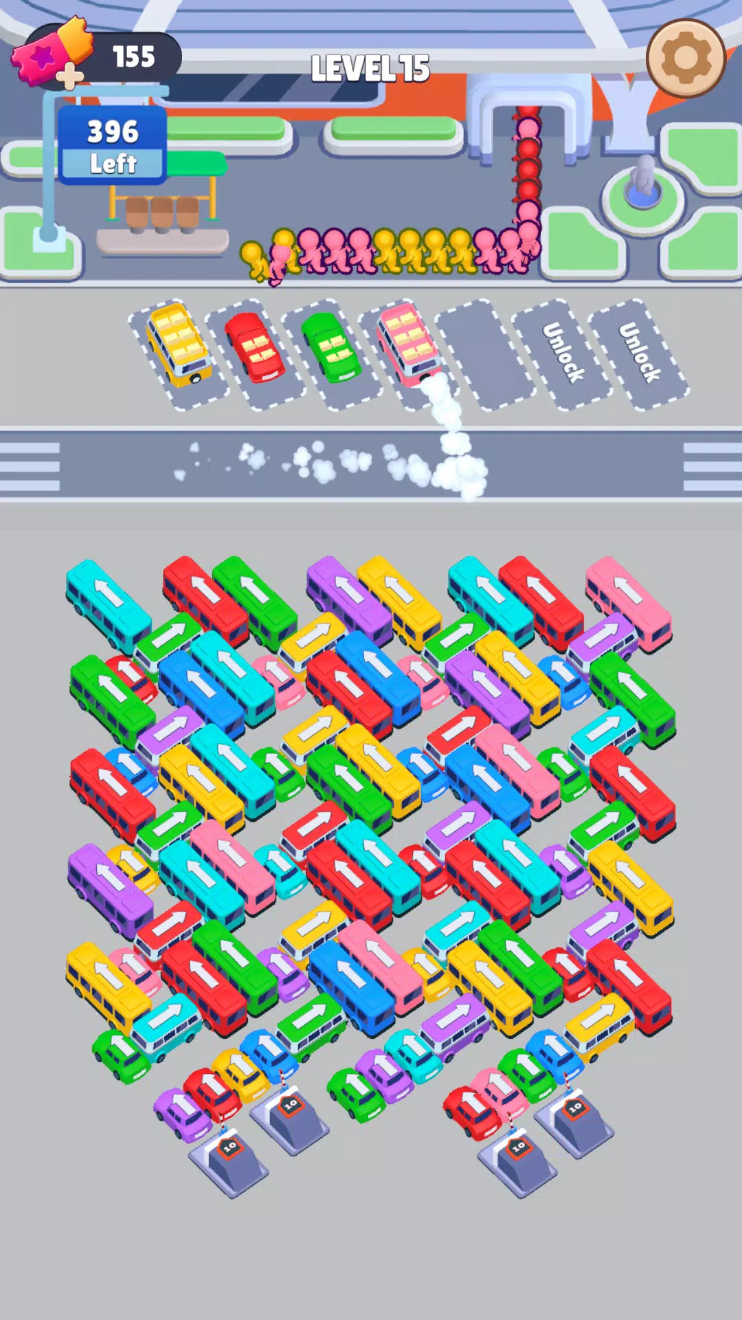 Bus Sort: Car Parking Jam captura de pantalla 