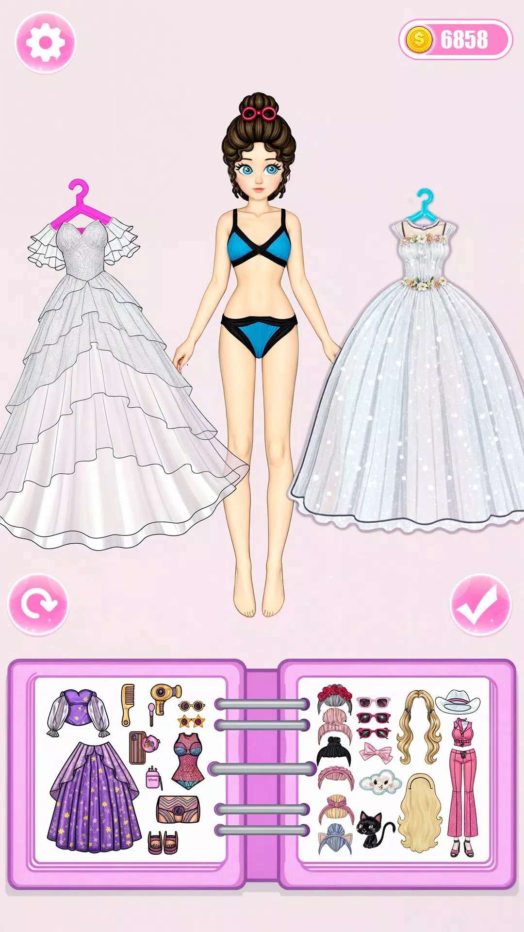 Paper Doll: Dress Up DIY Game स्क्रीनशॉट 2